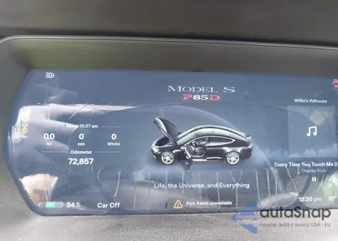 2015 Tesla Model S 85D/P85D из США, поврежденный, VIN 5YJSA1E43FF119971